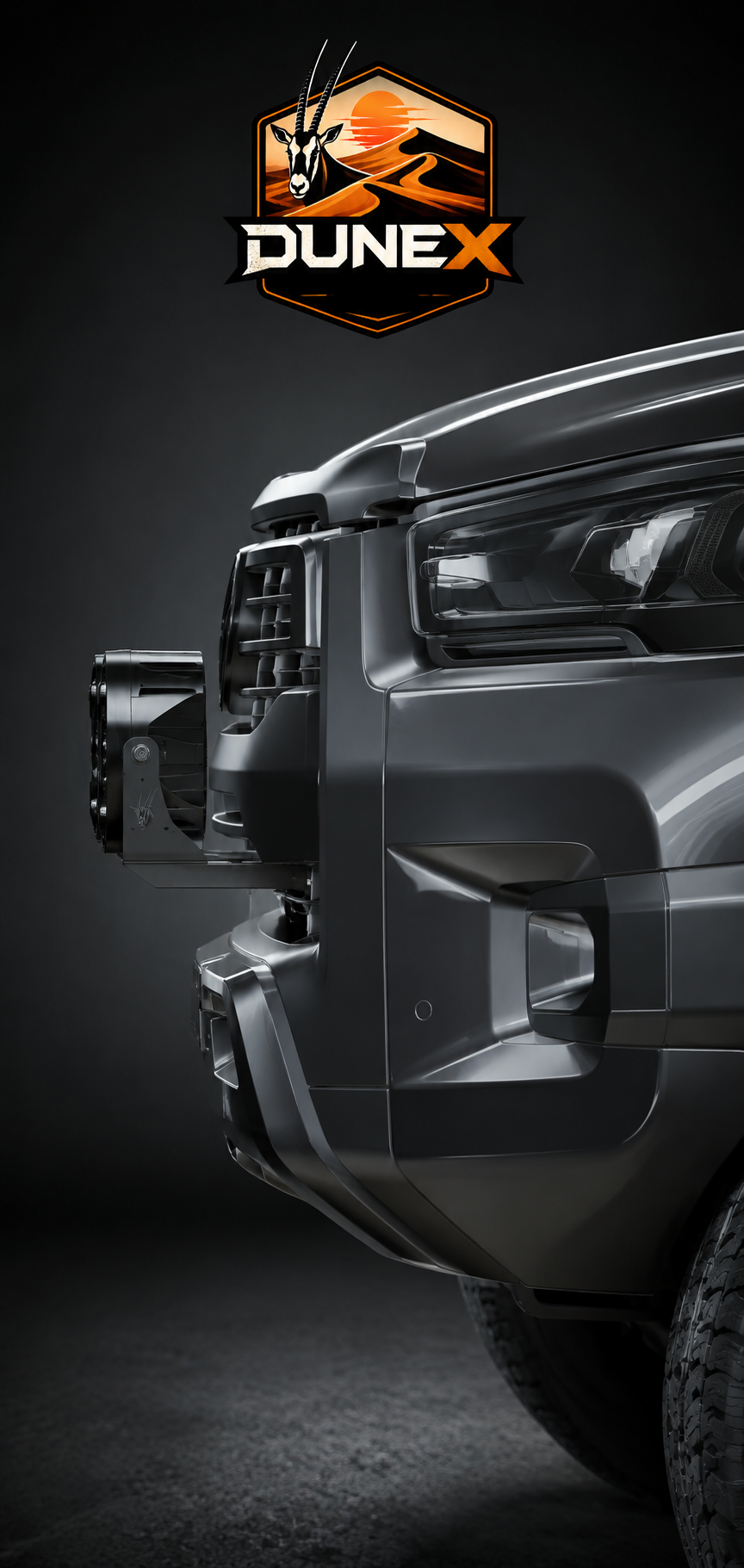 DuneX Toyota Hilux 2016-2026 Outer Grill Spotlight Bracket