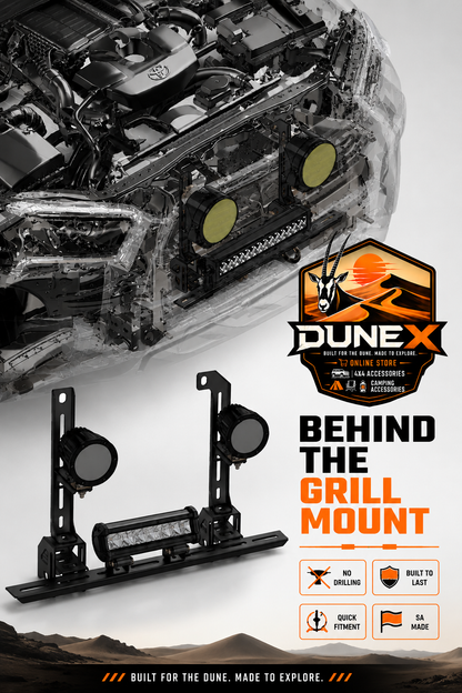 DuneX Toyota Hilux 2016-2026 Inner Grill Spotlight Bracket
