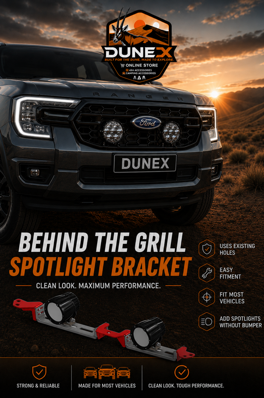 DuneX Spotlight Bracket Ford Ranger Next Gen