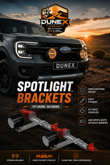 DuneX Spotlight Bracket Ford Ranger Next Gen
