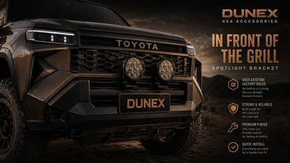 DuneX Spotlight Bracket Toyota Hilux +2026