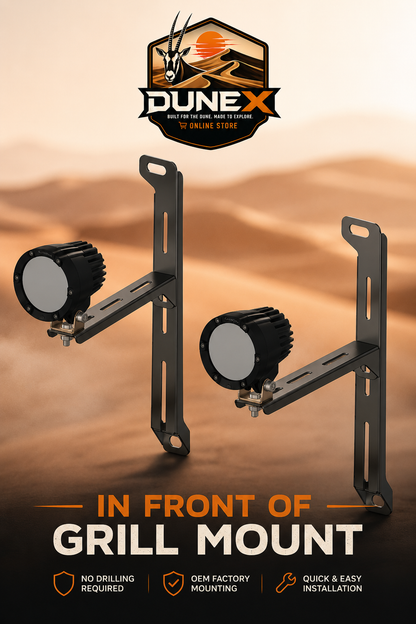 DuneX Spotlight Bracket Toyota Hilux +2026