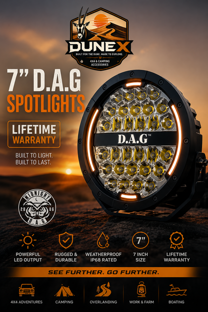 DuneX Spotlight Bracket Toyota Hilux +2026