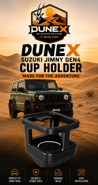 DuneX Suzuki Jimny Gen 4 Cup Holder